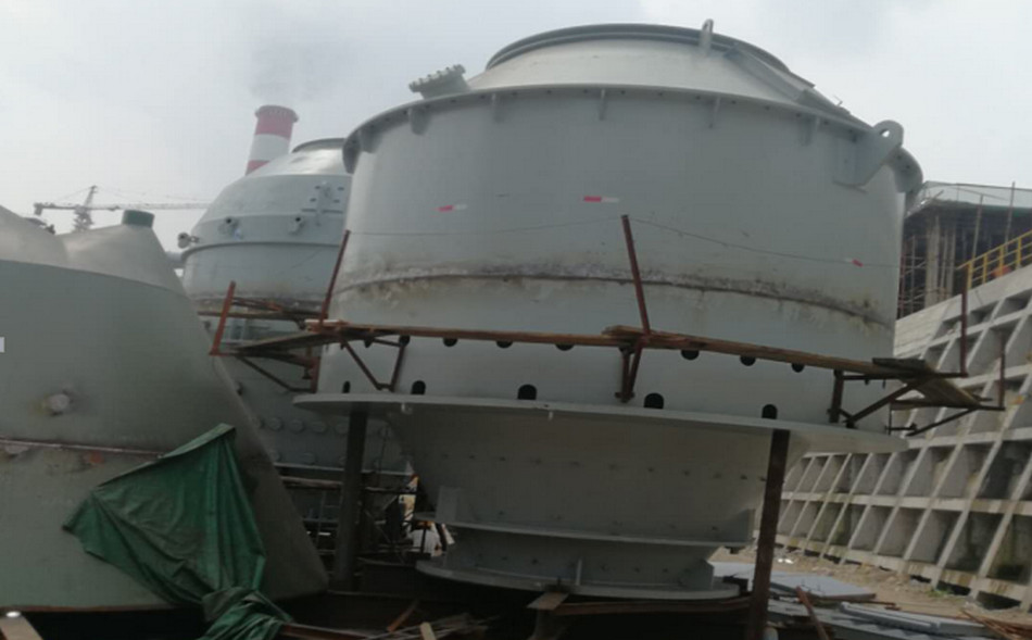 KB88凯时官网特瓷圆满完成山东某钢厂料罐陶瓷内衬装置项目