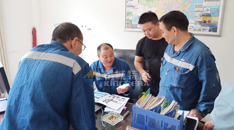 KB88凯时官网特瓷赴四川某水泥厂现场勘探以及手艺交流