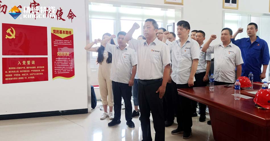 KB88凯时官网特瓷党支部组织寓目庆祝中国共产党建设100周年大会现场直播