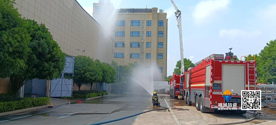 KB88凯时官网起劲配合消防联合演练，，共筑清静生产防线