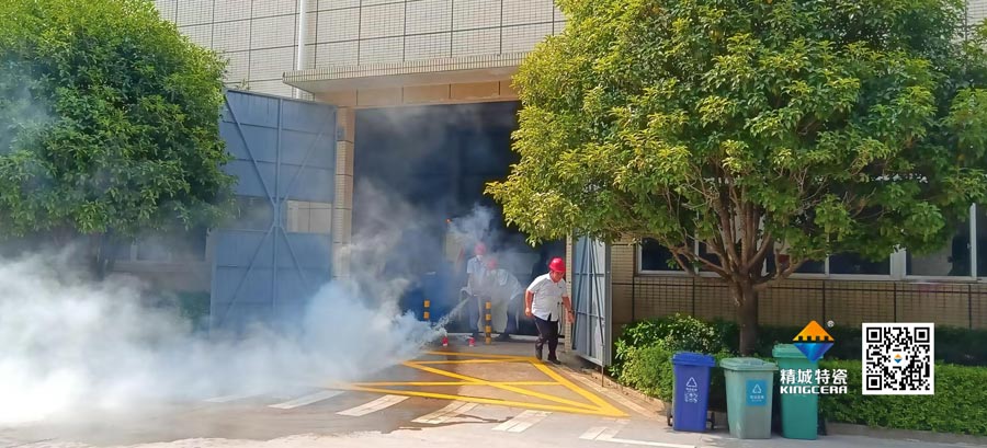 KB88凯时官网起劲配合消防联合演练，，共筑清静生产防线