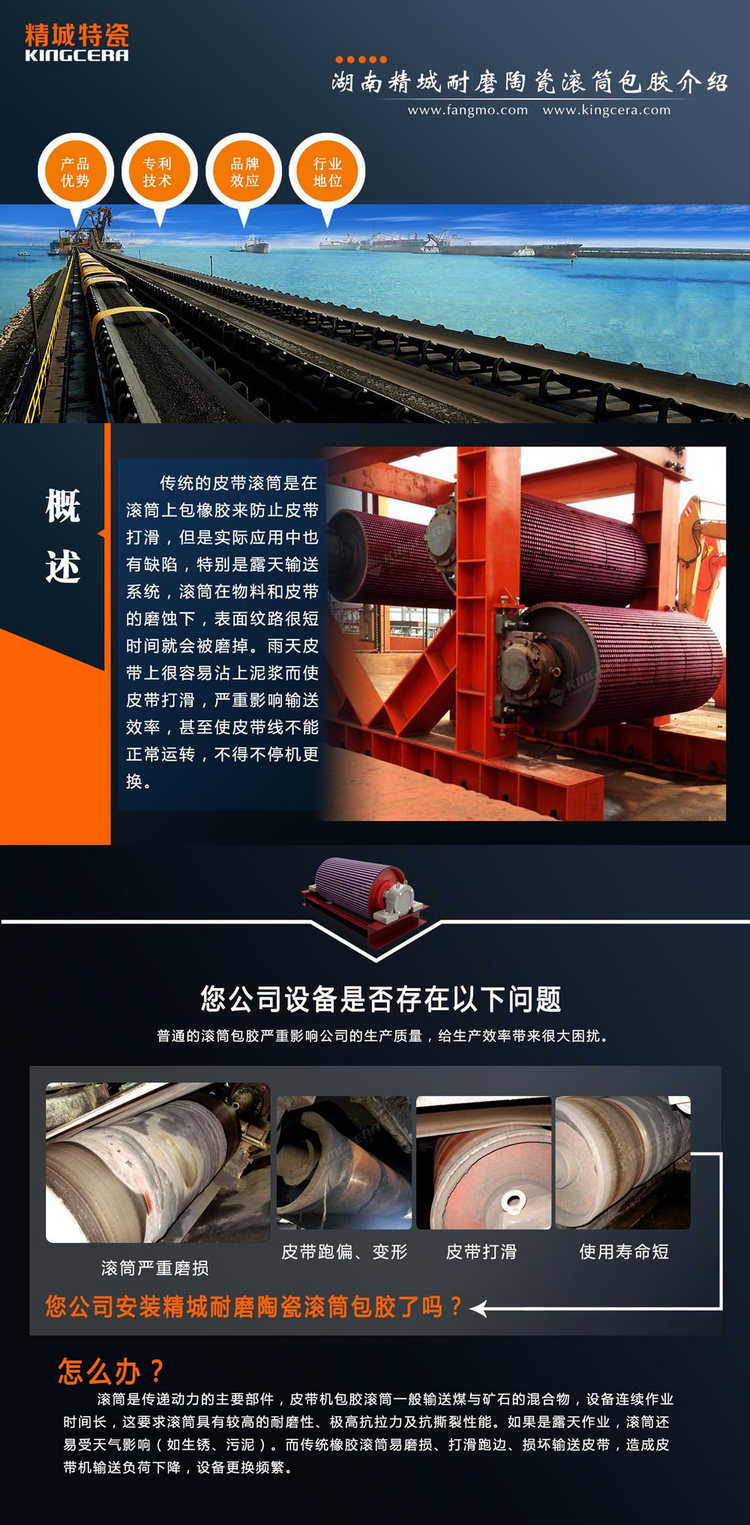 KB88凯时官网特瓷陶瓷滚筒包胶与工艺流程