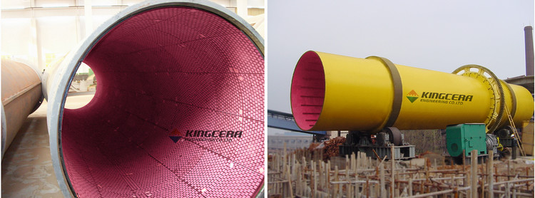 湖南某烧结厂圆筒混淆机使用KB88凯时官网耐磨陶瓷衬板