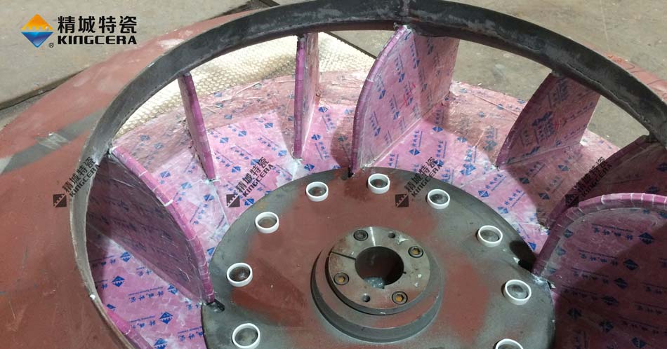 湖南KB88凯时官网耐磨陶瓷风机叶轮-陶瓷风机叶片-陶瓷风机